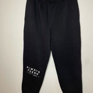 Always Fresh Black Men's Joggers